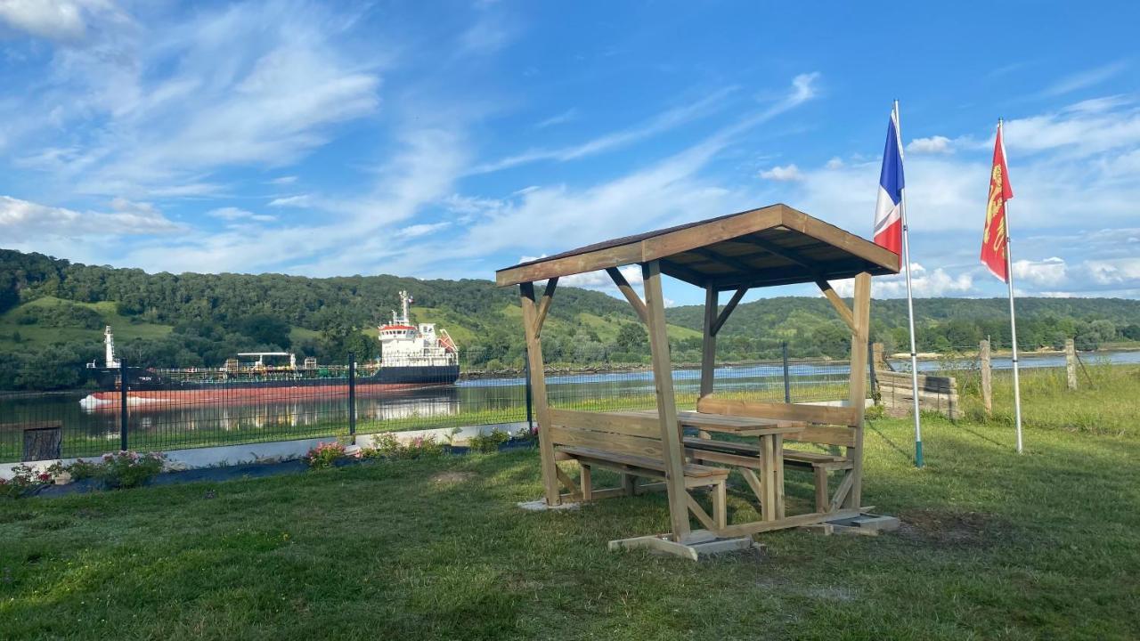 Berville-sur-Seine Les Mouettes - La Paix Du Bord De Seineヴィラ エクステリア 写真